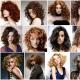 Ženske odbitke za kodraste lase (50 fotografij) - Modne ideje za srednje in dolge kodre